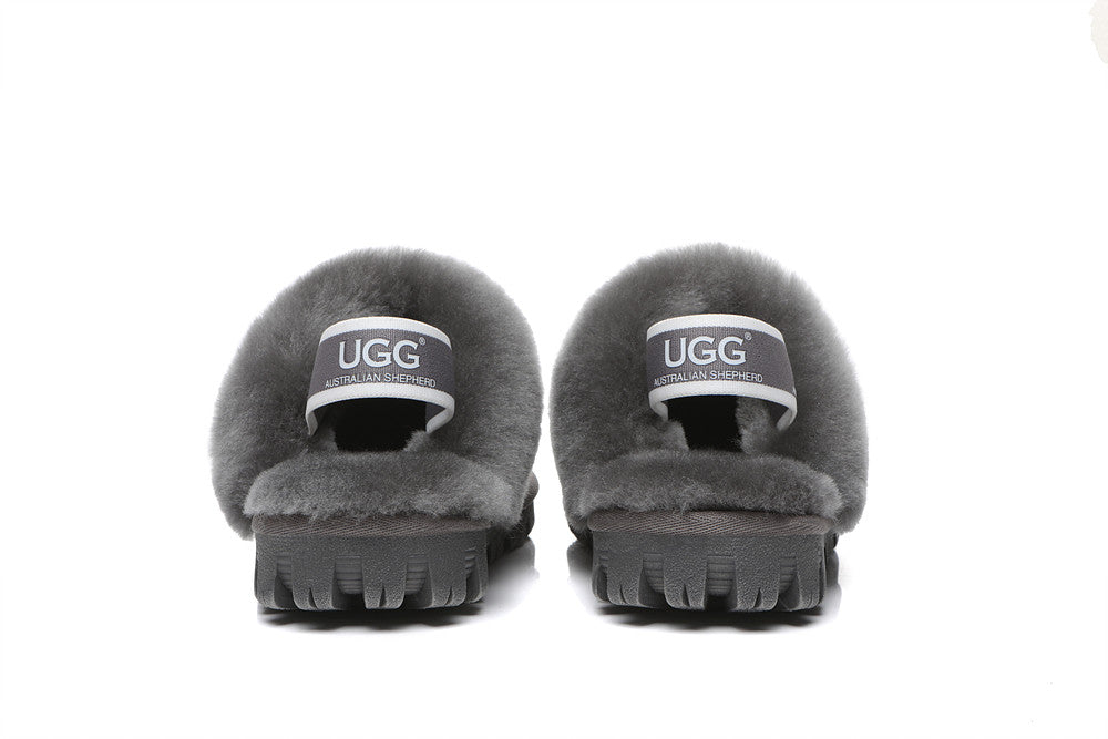 Black white and grey hotsell ugg slippers