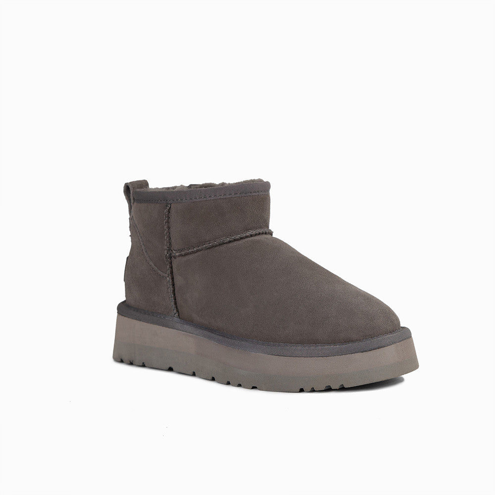 OZWEAR UGG CLASSIC PLATFORM ULTRA MINI BOOTS (WATER RESISTANT) OB658P