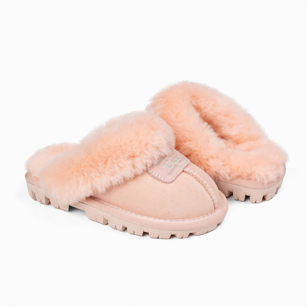 OZWEAR UGG KIDS COQUETTE SLIPPERS OB114K