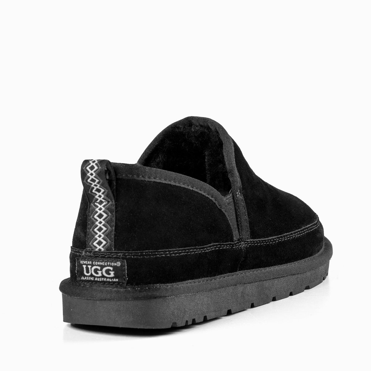 OZWEAR Ugg Slippers Premium Sheepskin Men's Alder Slipper Suede