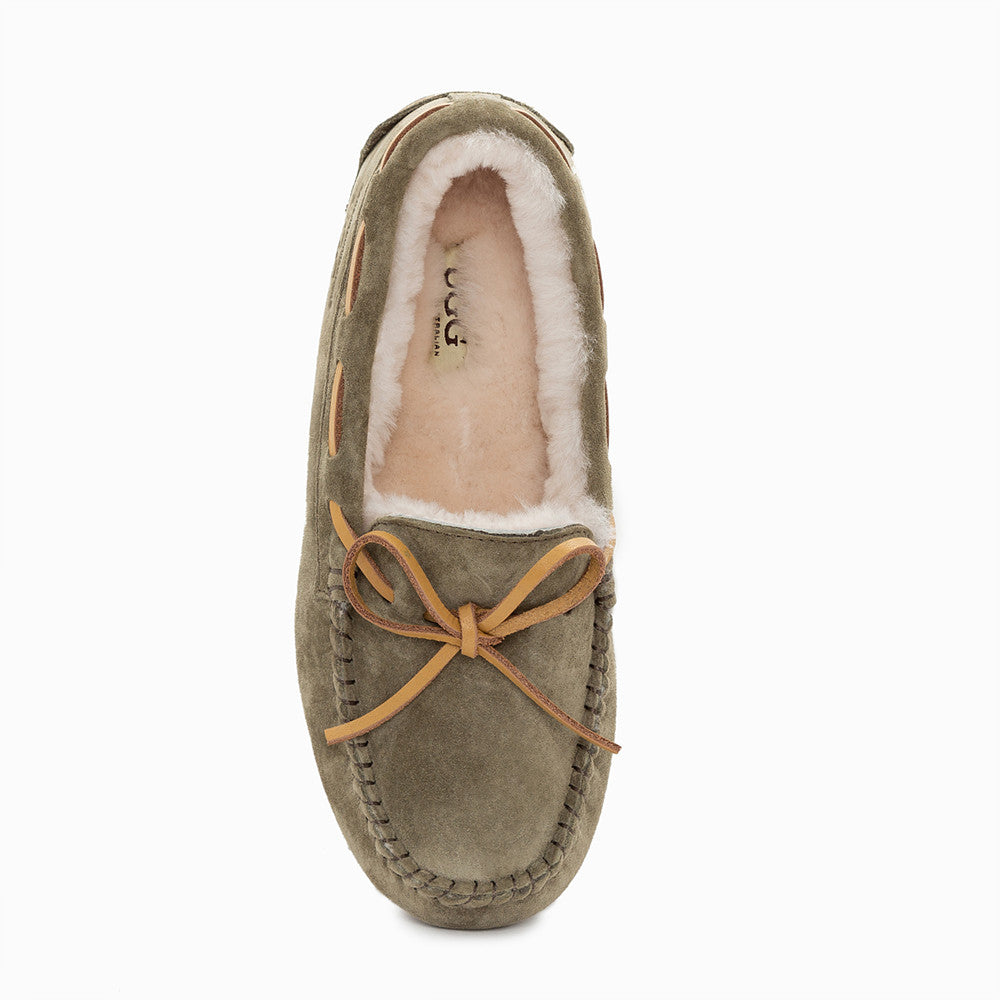 Grey moccasins outlet ugg