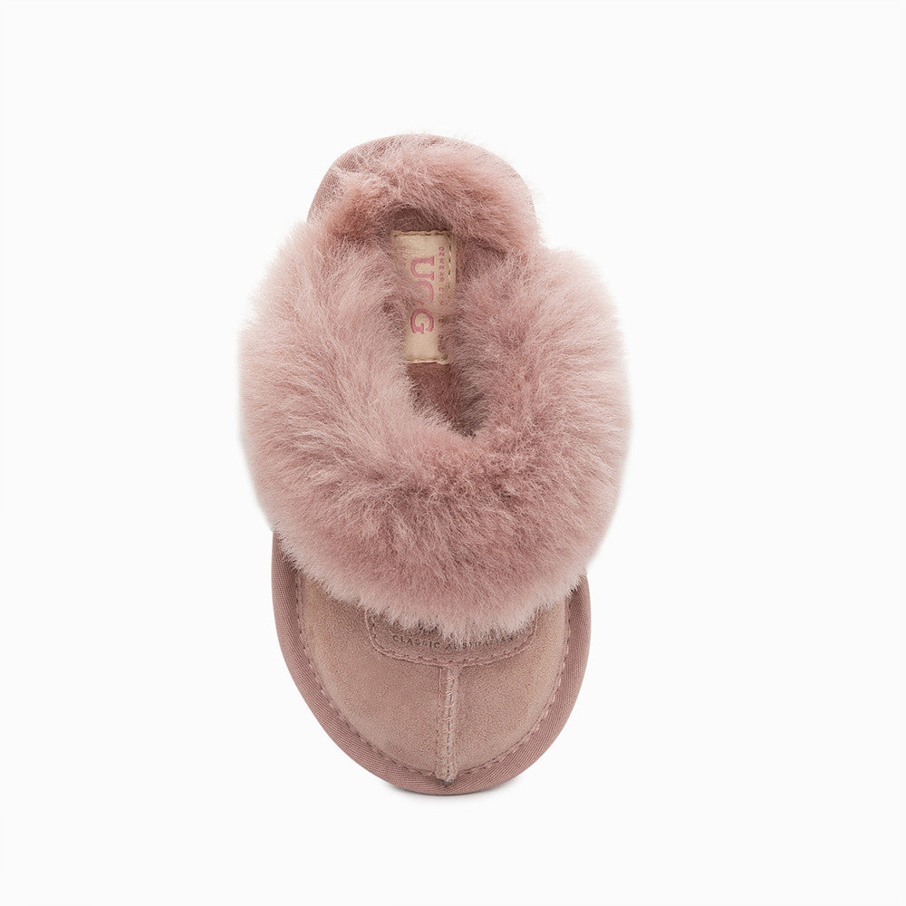 OZWEAR UGG KIDS COQUETTE SLIPPERS OB114K