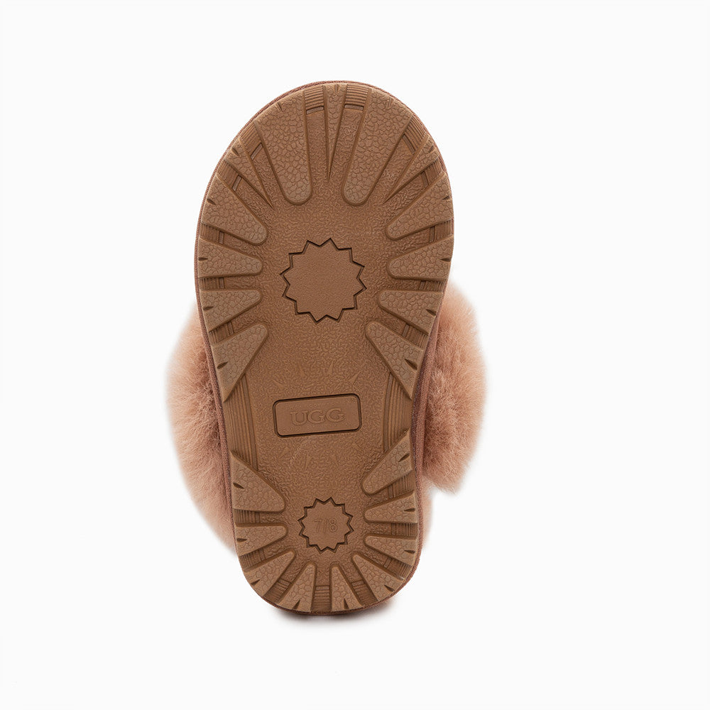 OZWEAR UGG KIDS COQUETTE SLIPPERS OB114K