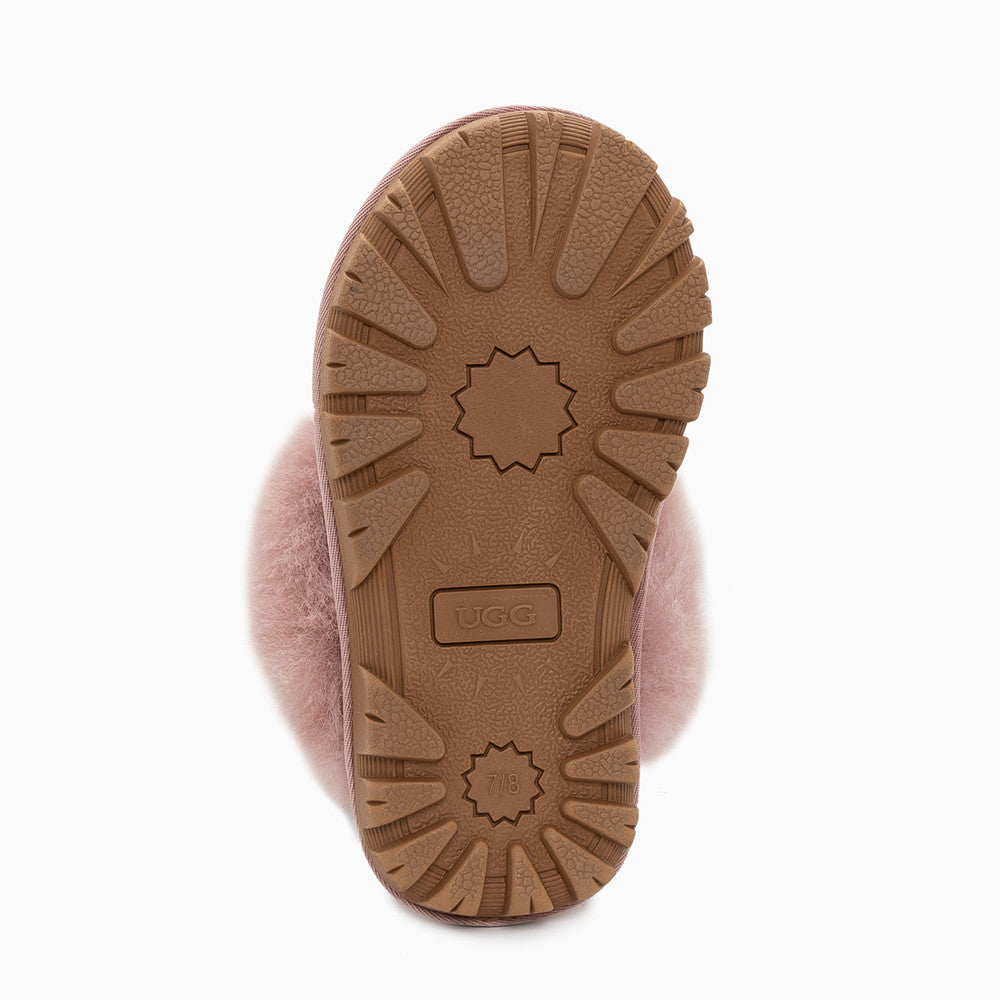 OZWEAR UGG KIDS COQUETTE SLIPPERS OB114K