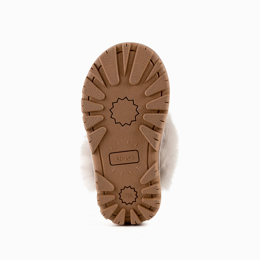 OZWEAR UGG KIDS COQUETTE SLIPPERS OB114K